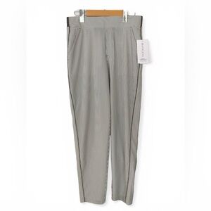 Athleta Brooklyn Textured Ankle Pant Striped Size 6 NWT Travel Work Pants
